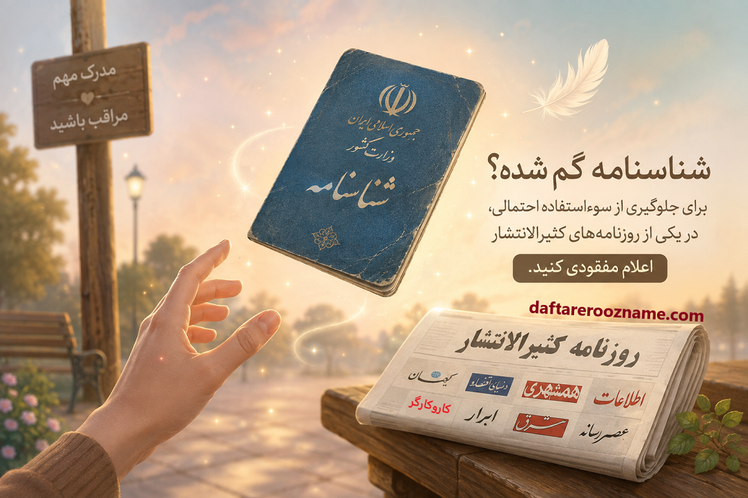 گم شدن شناسنامه